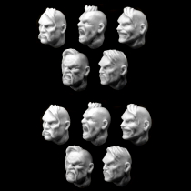 COSSACK HEADS (10)