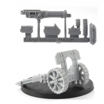 FIELD GUN PLATFORM AND MAXIM GUN