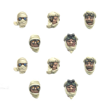 DESERT DWELLERS HEADS (10)