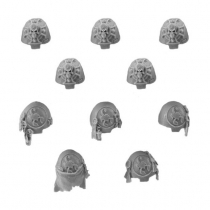 RED SCORPIONS TERMINATOR SHOULDER PADS