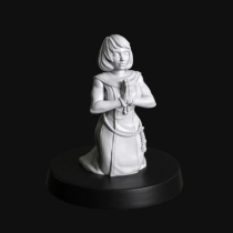 FEMALE WARRIOR SISTER ROBED & PRAYING 2