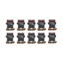 STEAMPUNK INFANTRY BACKPACKS (10)