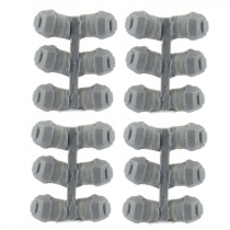HEAVY ANGULAR SHOULDER PADS (12 PAIRS)