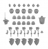 IMPERIAL FISTS LEGION PHALANX WARDER SQUAD UPGRADE SET