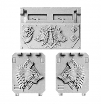 SPACE WOLVES RHINO DOORS AND FRONTPLATE
