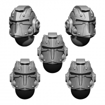 IMPERIAL TEMPLAR HELMET HEADS SET (5U) V2