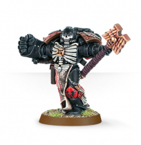 SPACE MARINE CHAPLAIN WITH CROZIUS & POWER FIST