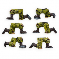 KNEELING GUARDSMEN LEGS