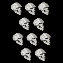 CYBER UNDEAD WARRIORS HEADS (10)
