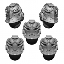 IMPERIAL TEMPLAR HELMET HEADS SET (5U) V5