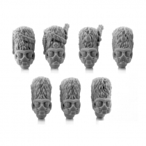 BEARSKIN HATS WITH VISORS (7)