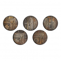 NECROMUNDA 32 MM BASES (5)