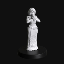 FEMALE WARRIOR SISTER ROBED & PRAYING 3