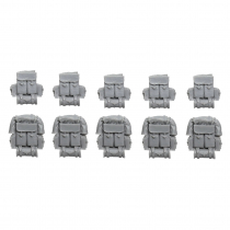 DEATH KORPS OF KRIEG INFANTRY SQUAD FIRING BACKPACKS