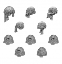 DEATHWING TERMINATOR SHOULDER PADS (5) 