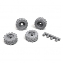 WHEELS - 23MM MILITARY WHEEL X 4 SPRUE