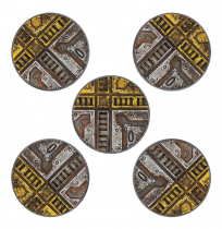 NECROMUNDA 40 MM BASES (5)