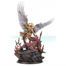 SANGUINIUS, PRIMARCH OF THE BLOOD ANGELS WITH SCENIC DIORAMA BASE