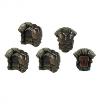 GUARDSMEN ARMOURED TORSOS AND BACKPACKS