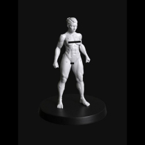 NAKED GENE-FORGED FEMALE WARRIOR 2