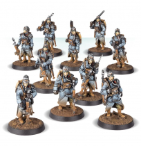 DEATH KORPS OF KRIEG INFANTRY SQUAD AT EASE