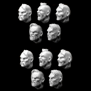 COSSACK HEADS (10)