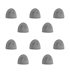 WHITE SCARS MK IV SHOULDER PADS