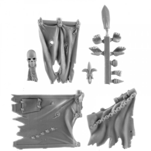 RAGGED BANNERS OR FLAGS