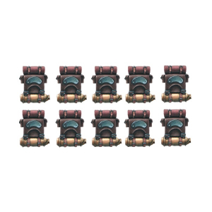 STEAMPUNK INFANTRY BACKPACKS (10)