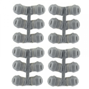 HEAVY ANGULAR SHOULDER PADS (12 PAIRS)
