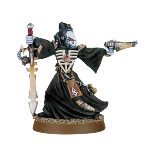 WARLOCK WITH WITCH BLADE AND SKURIKEN PISTOL