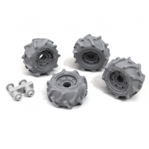 WHEELS - 19MM OFF ROAD WHEEL X 4 SPRUE