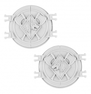SPACE WOLVES LEGION DEIMOS RHINO DOORS SET 1