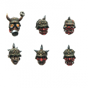 FALLEN LEGIONNAIRE HEADS (10)