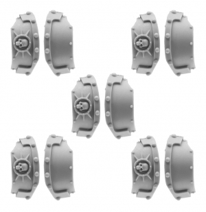 CATAPHRACTII TERMINATOR SHOULDER PADS - DEATH GUARD