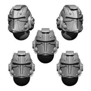 IMPERIAL TEMPLAR HELMET HEADS SET (5U) V2