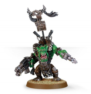 ORK WARBOSS WITH BIG CHOPPA