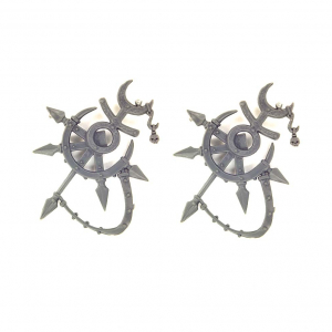 CHAOS SPACE MARINES SLAANESH BANNERS (2)