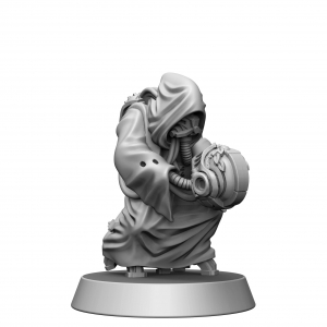 MECHANIC ARMOURY SERVITOR WITH HELMET