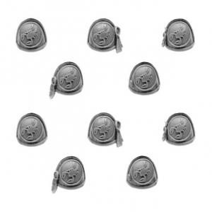 RED SCORPIONS MARINE SHOULDER PADS