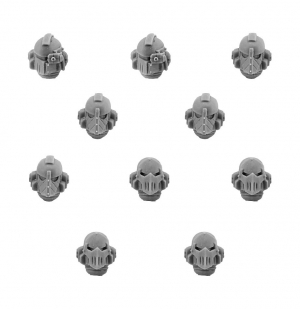 IRON WARRIORS LEGION MKII HEADS
