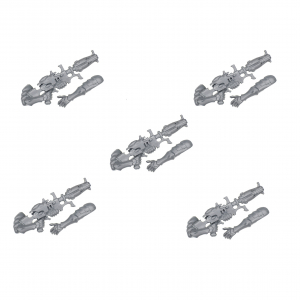 DARK ELDAR KABALITE WARRIOR BLASTERS (5)