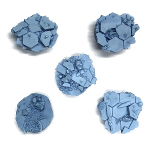 CRACKED 25 MM BASES (5)