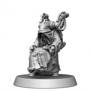 MECHANIC ARMOURY SERVITOR WITH SHOULDER PADS