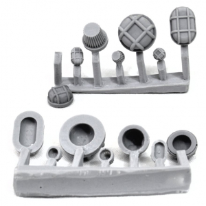 BULKHEAD LIGHTS - SPRUE OF 7 - VARIOUS