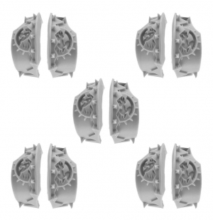 CATAPHRACTII TERMINATOR SHOULDER PADS - WORLD EATERS