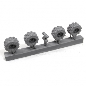WHEELS - 19MM MILITARY WHEEL X 4 SPRUE