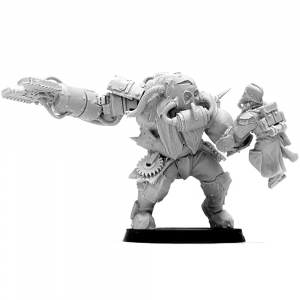 RENEGADE OGRYN WITH DEATH KORPS OF KRIEG VICTIM