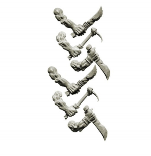 ORCS HANDS WITH CLOSE COMBAT WEAPON RIGHT