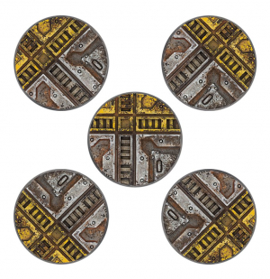 NECROMUNDA 40 MM BASES (5)